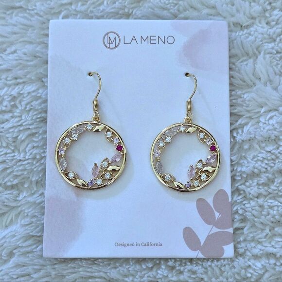 La Meno Jewelry - La Meno "Secret🤫 Garden💐" Earrings